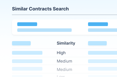 Similar Contract Search