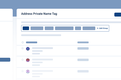 Private Name Tag Groups