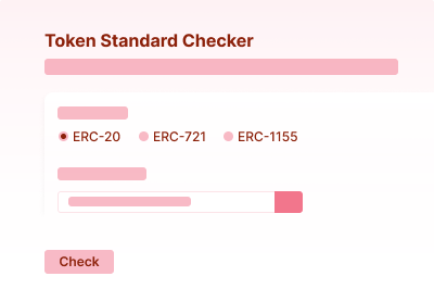 Token Standard Checker