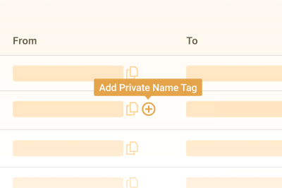 Add Private Name Tags Inline